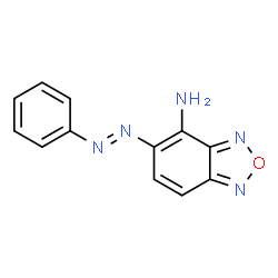 ChemSpider 2D Image | 4-Amino-5-phenylazobenzofurazan | C12H9N5O