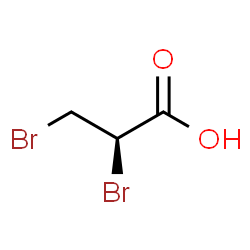 ChemSpider 2D Image | (2R)-2,3-Dibromopropanoic acid | C3H4Br2O2