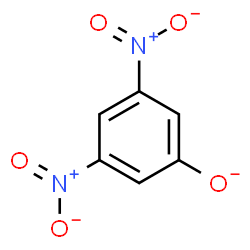 ChemSpider 2D Image | 3,5-Dinitrophenolate | C6H3N2O5
