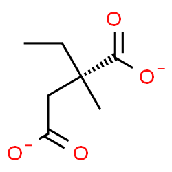 ChemSpider 2D Image | (2S)-2-Ethyl-2-methylsuccinate | C7H10O4