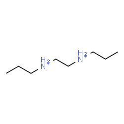 ChemSpider 2D Image | N,N'-Dipropyl-1,2-ethanediaminium | C8H22N2
