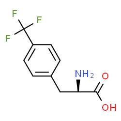 ChemSpider 2D Image | 4-Trifluoromethyl-D-Phenylalanine | C10H10F3NO2