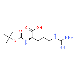 ChemSpider 2D Image | N~2~-{[(2-Methyl-2-propanyl)oxy]carbonyl}-D-arginine | C11H22N4O4