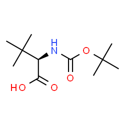 ChemSpider 2D Image | N-Boc-D-tert-leucine | C11H21NO4