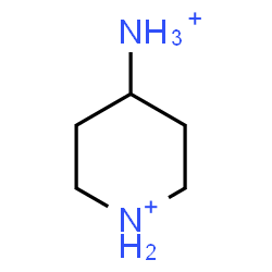 ChemSpider 2D Image | 4-Ammoniopiperidinium | C5H14N2