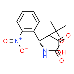 ChemSpider 2D Image | (S)-3-((tert-Butoxycarbonyl)amino)-3-(2-nitrophenyl)propanoic acid | C14H18N2O6