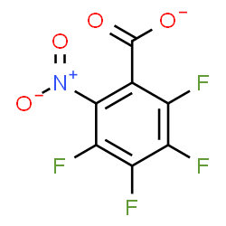 ChemSpider 2D Image | 2,3,4,5-Tetrafluoro-6-nitrobenzoate | C7F4NO4
