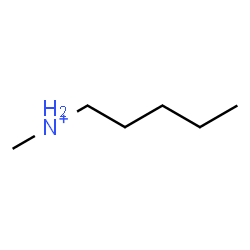 ChemSpider 2D Image | N-Methyl-1-pentanaminium | C6H16N