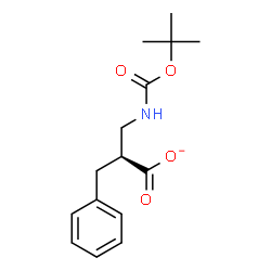 ChemSpider 2D Image | (2S)-2-Benzyl-3-({[(2-methyl-2-propanyl)oxy]carbonyl}amino)propanoate | C15H20NO4