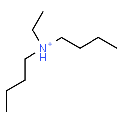 ChemSpider 2D Image | N-Butyl-N-ethyl-1-butanaminium | C10H24N