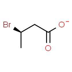 ChemSpider 2D Image | (3R)-3-Bromobutanoate | C4H6BrO2