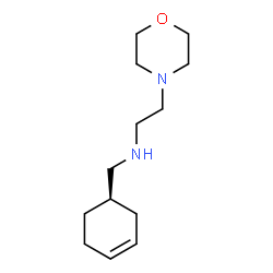 ChemSpider 2D Image | N-[(1R)-3-Cyclohexen-1-ylmethyl]-2-(4-morpholinyl)ethanamine | C13H24N2O