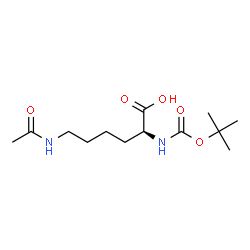 ChemSpider 2D Image | Boc-Lys(Ac)-OH | C13H24N2O5