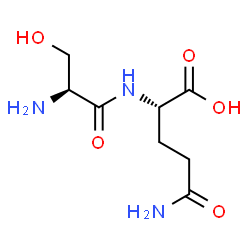 ChemSpider 2D Image | ser-gln | C8H15N3O5