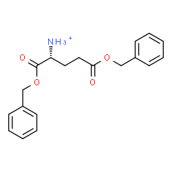 ChemSpider 2D Image | (2R)-1,5-Bis(benzyloxy)-1,5-dioxo-2-pentanaminium | C19H22NO4