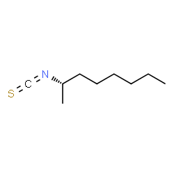 ChemSpider 2D Image | (2S)-2-Isothiocyanatooctane | C9H17NS