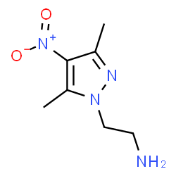 ChemSpider 2D Image | 3,5-Dimethyl-4-nitro-1H-pyrazole-1-ethanamine | C7H12N4O2