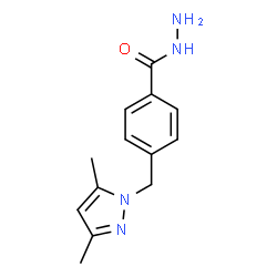 ChemSpider 2D Image | 4-[(3,5-dimethylpyrazol-1-yl)methyl]benzohydrazide | C13H16N4O
