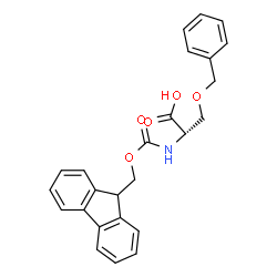 ChemSpider 2D Image | FMOC-SER(BZL)-OH | C25H23NO5