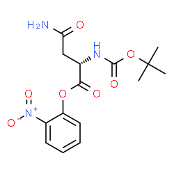 ChemSpider 2D Image | 2-Nitrophenyl N~2~-{[(2-methyl-2-propanyl)oxy]carbonyl}-L-asparaginate | C15H19N3O7