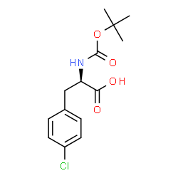 ChemSpider 2D Image | Boc-D-4-Chlorophe | C14H18ClNO4
