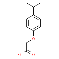 ChemSpider 2D Image | (4-Isopropylphenoxy)acetate | C11H13O3