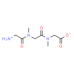 ChemSpider 2D Image | Glycylsarcosylsarcosine | C8H15N3O4