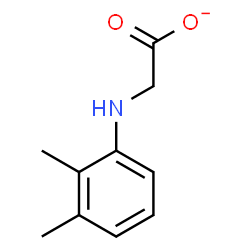 ChemSpider 2D Image | [(2,3-Dimethylphenyl)amino]acetate | C10H12NO2