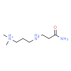 ChemSpider 2D Image | N'-(3-Amino-3-oxopropyl)-N,N-dimethyl-1,3-propanediaminium | C8H21N3O
