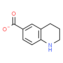 ChemSpider 2D Image | 1,2,3,4-Tetrahydro-6-quinolinecarboxylate | C10H10NO2