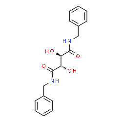 ChemSpider 2D Image | (2R,3S)-N,N'-Dibenzyl-2,3-dihydroxysuccinamide | C18H20N2O4