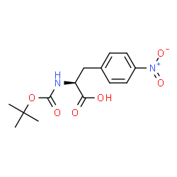 ChemSpider 2D Image | Boc-Phe(4-NO2)-OH | C14H18N2O6