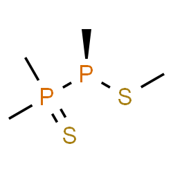 ChemSpider 2D Image | (2R)-1,1,2-Trimethyl-2-(methylsulfanyl)diphosphane 1-sulfide | C4H12P2S2