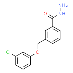 ChemSpider 2D Image | 3-(3-CHLOROPHENOXYMETHYL)BENZOHYDRAZIDE | C14H13ClN2O2