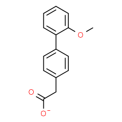 ChemSpider 2D Image | (2'-Methoxy-4-biphenylyl)acetate | C15H13O3
