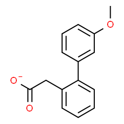 ChemSpider 2D Image | (3'-Methoxy-2-biphenylyl)acetate | C15H13O3