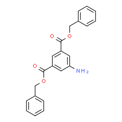 ChemSpider 2D Image | Dibenzyl 5-aminoisophthalate | C22H19NO4