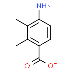 ChemSpider 2D Image | 4-Amino-2,3-dimethylbenzoate | C9H10NO2