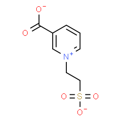 ChemSpider 2D Image | 1-(2-Sulfonatoethyl)-3-pyridiniumcarboxylate | C8H8NO5S