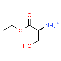 ChemSpider 2D Image | (2R)-1-Ethoxy-3-hydroxy-1-oxo-2-propanaminium | C5H12NO3