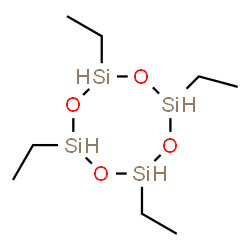 ChemSpider 2D Image | 2,4,6,8-Tetraethyl-1,3,5,7,2,4,6,8-tetroxatetrasilocane | C8H24O4Si4