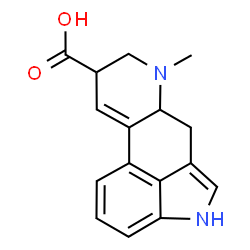 ChemSpider 2D Image | Lysergic Acid | C16H16N2O2