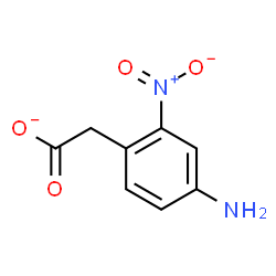 ChemSpider 2D Image | (4-Amino-2-nitrophenyl)acetate | C8H7N2O4