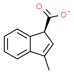 ChemSpider 2D Image | (1S)-3-Methyl-1H-indene-1-carboxylate | C11H9O2