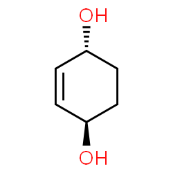 ChemSpider 2D Image | (1R,4R)-2-Cyclohexene-1,4-diol | C6H10O2