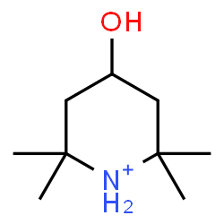 ChemSpider 2D Image | 4-Hydroxy-2,2,6,6-tetramethylpiperidinium | C9H20NO