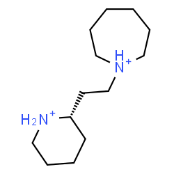ChemSpider 2D Image | 1-{2-[(2S)-2-Piperidiniumyl]ethyl}azepanium | C13H28N2