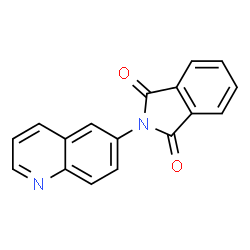 ChemSpider 2D Image | N-(6-Quinolinyl)phthalimide | C17H10N2O2