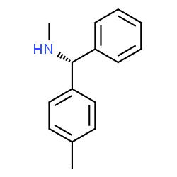 ChemSpider 2D Image | (R)-N-Methyl-1-(4-methylphenyl)-1-phenylmethanamine | C15H17N