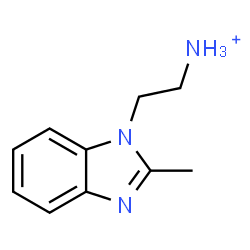 ChemSpider 2D Image | 2-(2-Methyl-1H-benzimidazol-1-yl)ethanaminium | C10H14N3